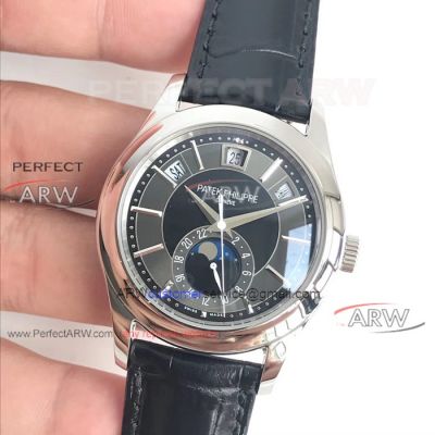 Perfect Replica Patek Philippe Annual Calendar 5205g Moon Phase Watch 40mm